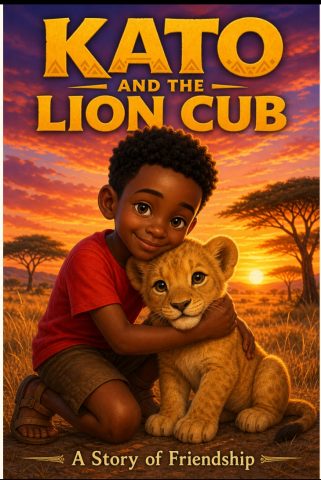 Kato and the lion cub